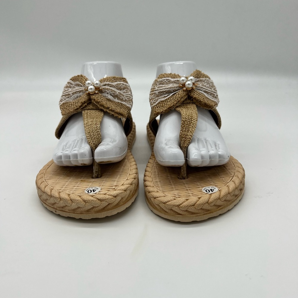 She & In Bow Sandals - Picture 8 of 9